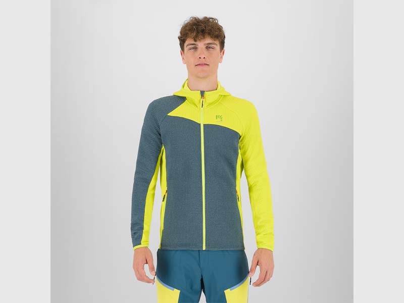 Averau Full Zip Hoodie Fleece - Verde