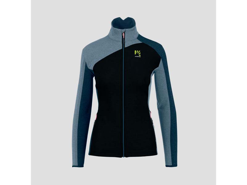 Federa Full Zip Fleece W - Blu